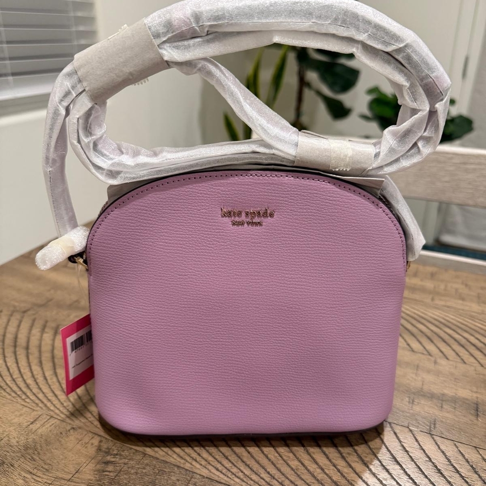 Kate Spade Sylvia Medium Dome Crossbody Orchid NWT